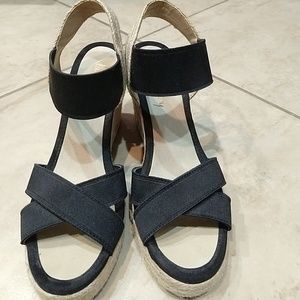 Black espadrilles sandals